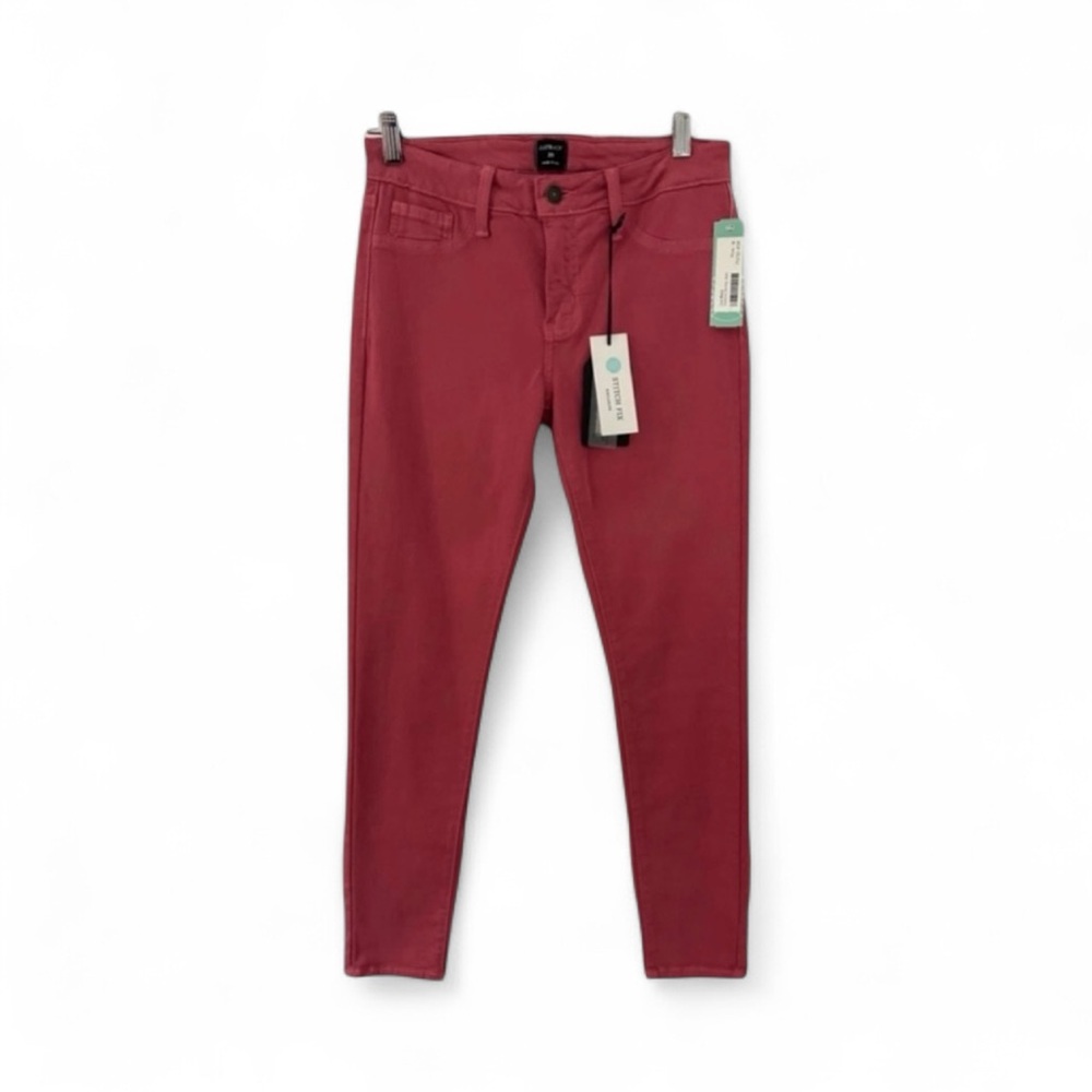 Just Black Jeans Stretch Super Skinny Violet Pink Size 28 NWT